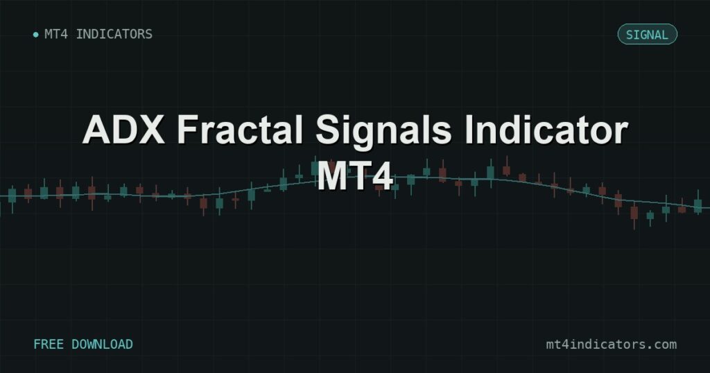 ADX Fractal Signals Indicator MT4