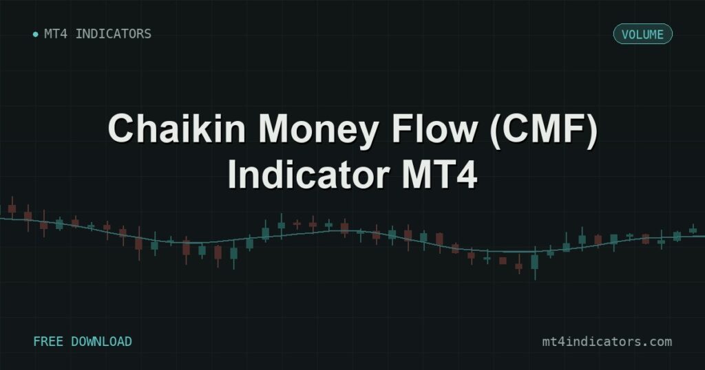 Chaikin Money Flow (CMF) Indicator MT4