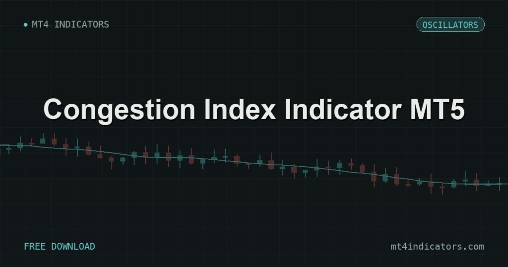 Congestion Index Indicator MT5 – free download featured image | MT4 Indicators