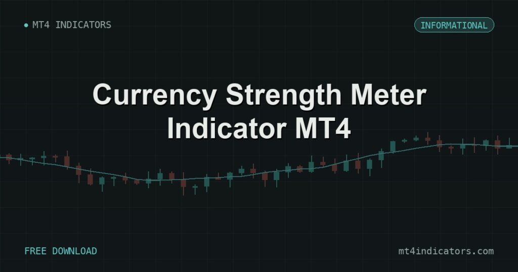 Currency Strength Meter Indicator MT4