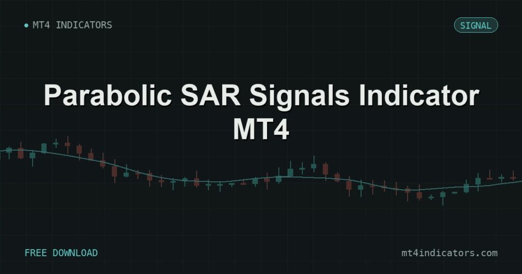 Parabolic SAR Signals Indicator MT4