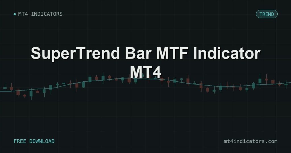 SuperTrend Bar MTF Indicator MT4