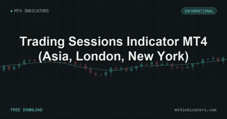 Trading Sessions Indicator MT4 (Asia, London, New York) – free download featured image | MT4 Indicators