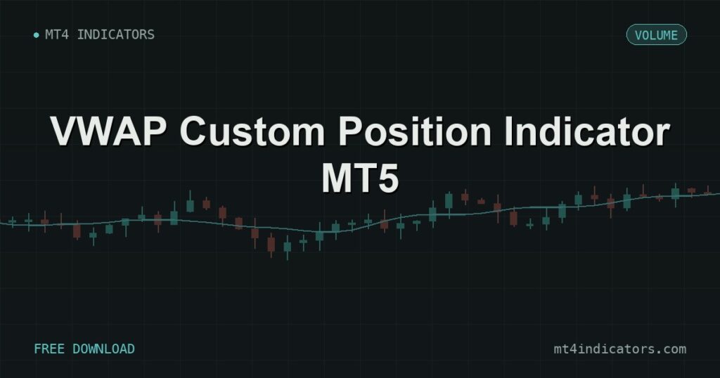 VWAP Custom Position Indicator MT5