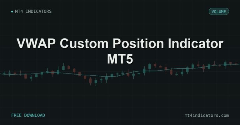VWAP Custom Position Indicator MT5 – free download featured image | MT4 Indicators